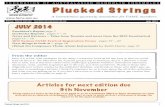 FEDERATION OF AUSTRALASIAN MANDOLIN ENSEMBLES Plucked · PDF fileFEDERATION OF AUSTRALASIAN MANDOLIN ENSEMBLES Plucked Strings July 2014 1 ... in traditional costume. ... some new