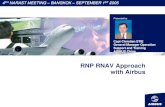 RNP RNAV Approach with Airbus - COSCAP-NA BKK2.pdf · RNP 0.15 achieved S1 2005 on A320 family (except A321) with ANZ ... RNP RNAV Approach with Airbus 30 4TH NARAST MEETING – BANGKOK