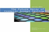 The Future Decay of Cosmetic Animal Testing …  · Web viewThe Future Decay of Cosmetic Animal Testing. ... Spring 2015. The Future Decay of Cosmetic Animal Testing. ... check the