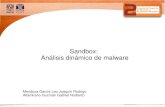 Sandbox: Análisis dinámico de malware - UNAM- · PDF fileSandbox para el análisis dinámico de malware Implementado en Cuckoo sandbox Análisis del tráfico de red Archivos que