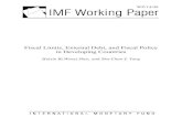 Fiscal Limits, External Debt, and Fiscal Policy in ... · PDF fileFiscal Limits, External Debt, and Fiscal Policy ... Fiscal Limits, External Debt, and Fiscal Policy in Developing