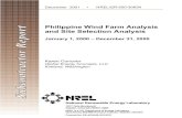 Philippine Wind Farm Analysis and Site Selection Analysispdf.usaid.gov/pdf_docs/PNADJ196.pdf · Philippine Wind Farm Analysis and Site Selection Analysis January 1, ... Philippine