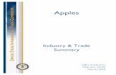 Apples -  · PDF fileApples are used in many forms, ... Apple exports worldwide increased from 4.2 million mt in 2004 to 5.0 million mt in 2008,