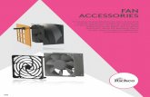 FAN ACCESSORIES - SM · PDF file558 Fan accessories provide protection and mounting for small DC and AC fans. Suitable for industrial and computing applications. Fan Guards prevent