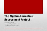 The Algebra Formative Assessment Project - UCLAcurtiscenter.math.ucla.edu/sites/default/files/Gibbs.pdf · The Algebra Formative Assessment Project ... th9 ~ 6 th-8 grade teachers