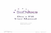 Doc e Fill User Manual e Fill User 2.12.pdf · Doc e Fill User Manual – Using Doc e Fill Rev. 1 Type : User Sec: Manual Vers: 2.12.00 ...