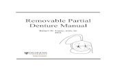 Removable Partial Denture Manual - RPD Manual 11removpros.dentistry.dal.ca/ewExternalFiles/RPD Manual 11.pdf · Introduction to Removable Partial Dentures - 3 E. Components of a Partial