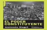 PC5 El Poder constituyente - traficantes.net poder... · el poder constituyente ensayo sobre las alternativas de la modernidad antonio negri traducciÓn de simona frabotta y raÚl