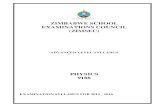 ZIMBABWE SCHOOL EXAMINATIONS COUNCIL (ZIMSEC)zimsec.co.zw/A_SYLLABUS/A-LEVEL PHYSICS.pdf · zimbabwe school examinations council (zimsec) advanced level syllabus physics 9188 examination