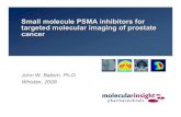 Small molecule PSMA inhibitors for targeted molecular ... · PDF filetargeted molecular imaging of prostate ... Small molecule PSMA inhibitors for targeted molecular imaging of ...