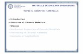 TOPIC 6. CERAMIC MATERIALS - UC3Mocw.uc3m.es/ciencia-e-oin/materials-science-and-engineering/... · Topic 6. Ceramic materials (I) 10 Ceramics that have this type of structure: MgO,