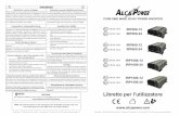 DISPOSAL Libretto per l’utilizzatore - Sermixs-alcapower.sermix.com/uploads/irp300-600-1000-1500librettov1r0-14... · Libretto per l’utilizzatore AlcaPower - IRP300-600-1000-1500W