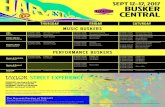BUSKER CENTRAL - Harvest Jazz & Blues · PDF filethursday friday saturday sept 12–17, 2017 busker central music buskers performance buskers street experience cibc queen st 6:30pm-7:30pm