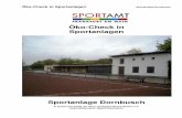 Öko-Check in Sportanlagen - · PDF fileÖko-Check in Sportanlagen Sportanlage Dornbusch Blatt 2 von 35 1. Zusammenfassung der Energieeinsparungen In der nachfolgenden Zusammenstellung