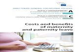 PROPOSITION OF A METHODOLOGY TO DETERMINE · PDF fileimpact assessment 3 proposition of a methodology to determine and quantify the benefits of maternity leave 47 benefits of maternity