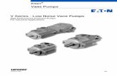 Vickers Vane Pumps V Series - Low Noise Vane  · PDF fileVane Pumps V Series - Low Noise Vane Pumps. 2 ... to select the precise pump or ... Hydraulic balancing, designed to
