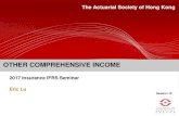 OTHER COMPREHENSIVE INCOME - · PDF file2 Other Comprehensive Income •Other Comprehensive Income is not included in insurance service results nor insurance finance income or expenses