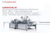 UNIVEX Experimentiersysteme fr die Herstellung dnner ...?Experimentiersysteme Einsatzgebiete Sensortechnik Optoelektronik Daktyloskopie / kriminaltechnische Spurensuche Brillen- und