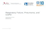 Respiratory Failure, Pneumonia, and COPD - Valley · PDF file©2014 The Advisory Board Company • advisory.com Respiratory Failure, Pneumonia, and COPD The ICD-10 Success Series Webconference