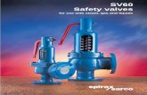 SV60 Safety valves - ventily... · PDF fileThe SV60 spring loaded full lift safety valve range from Spirax ... pressure to allow the valve to ... taken into account in the sizing
