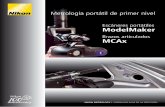 Escáneres portátiles ModelMaker MMDx MCAx · PDF filede manera precisa y eficiente piezas de cualquier color y textura ... Bases magnéticas, de vacío o empernadas para montaje