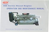OPERATION AND MAINTENANCE MANUAL - RotekED4W-Huafengdongli/495... · HUAFENGDONGLI 495 Series Diesel Engine OPERATION AND MAINTENANCE MANUAL Shandong Weichai Huafeng Power Co., Ltd