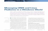 Managing UNIX and Linux Platforms in a Windows World -  · PDF fileManaging UNIX and Linux Platforms in a Windows World Altiris ... Apache, Oracle ® 10g, an d VMwar e
