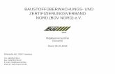 BAUSTOFFÜBERWACHUNGS- UND …buevnord.de/db/verzeichnis.pdf · DIN 4226-1 Gesteinskörnungen für Beton und Mörtel, ... Telefax: 04133/3992 X X 761.01 Kieswerke Andresen GmbH Tarbeker