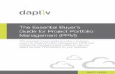 The Essential Buyer's Guide for Project Portfolio ... · PDF fileGuide for Project Portfolio Management ... management. In addition, a PPM solution should enable customization to ...