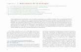 Capítulo 1 | Naturaleza de la ecologíapearsonespana.blob.core.windows.net/books/9788478290840Capitulo.… · para desarrollar el proceso de la fotosíntesis. Al hacerlo, los árboles