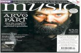 · PDF fileArvo Pärt A Celebration ... BBC Symphony Orchestra ... part meet in London, 1999 doesn't allow any narcissism. You have to