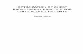 OptimizatiOn Of chest radiOgraphy practice fOr critically ... · PDF fileMan, in this life, you gotta do what you want. You gotta let your mind and ow, ow free. Jimi Hendrix. table