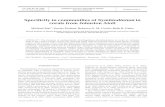 Specificity in communities of Symbiodinium in corals from ... · PDF fileSpecificity in communities of Symbiodinium in corals from Johnston Atoll Michael Stat*, Xavier Pochon, Rebecca