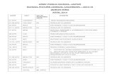 ARMY PUBLIC SCHOOL, JAIPUR SCHOOL FIXTURE (ANNUAL CALENDAR ...apsjaipur.edu.in/UploadResume/SCHOOL-FIXTURE-ENIOR2014-15.pdf · school fixture (annual calendar) : 2014-15 senior wing