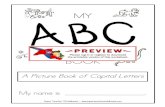 MY ABC - MY BOOK - Super Teacher Worksheets · PDF fileMY ABC BOOK A Picture Book of Capital Letters My name is _____. Super Teacher Worksheets -