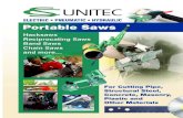 Portable Saws & Accessories - CS Unitec · PDF file• Portable saws for cutting pipe, metal, concrete, etc. ... Pipe Cutting Machine p. 24-25 ... Choose your Cutting Method Pneumatic-powered