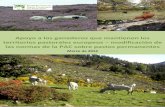 Apoyo a los ganaderos que mantienen los territorios ... · PDF fileDiversidad de paisajes pastorales en Europa Los paisajes pastorales se aprovechan de maneras muy diferentes, lo que