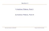 1) Active Filters, Part I 2) Active Filters, Part IIece.tamu.edu/~kentesar/ELEN457/ELEN457_4.pdf · Kamran Entesari, ELEN 457 Texas A & M University Active Filters High-pass KRC filter