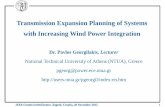 Transmission Expansion Planning of Systems with · PDF file• An upper bound on total load shedding (L max) ... “Transmission expansion planning of systems with increasing wind