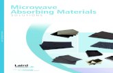 Microwave Absorbing Materials - Digi-Key Sheets/Laird Technologies/EMI... · with a carbon coating. ... • RFRET- is a reticulated foam based absorber. The materials are ... MICROWAVE