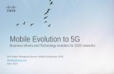 Mobile Evolution to 5G -  · PDF fileMobile Evolution to 5G ... Optimization Virtualize & Orchestrate Dynamic Network ... 2G, 3G, LTE, WiFi, Femto, inline Services