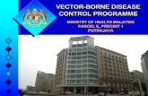 VECTOR-BORNE DISEASE CONTROL  · PDF filevector-borne disease control programme ... • effectiveness in controlling malaria and dengue ... vektor created date: 10/22