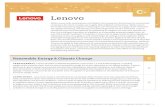 Lenovo -  · PDF fileGREENPEACE GUIDE TO GREENER ELECTRONICS – 2017 COMPANY REPORT CARD | 3 Hazardous Chemical Elimination: Products & Supply Chain D TRANSPARENCY. Lenovo
