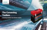 The Converting Toolbox - · PDF fileClosed loop control (e.g. dancer ... Control Unit SIMATIC HMI SIMATIC PLC ... You can easily integrate the laying function of the Converting Toolbox