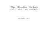 The Studio Salon – Public Relations Campaign Web viewThe Studio Salon. Public Relations Campaign. ... The Studio Salon features a website in addition to their Facebook . ... SWOT