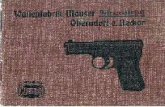 Mauser 7,65 -  · PDF fileÀnleitung zum Zerlegen und Zusammensetzen der Mauser-Selbstlade-Pistole. Kaliber 7,65 mm (und 6,35 mm, neues Modell)