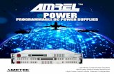 · PDF fileProgrammable Linear Power Supply (PD Series) ... AMETEK Programmable Power has ePower units ranging from 4kW up to 150kW. The SPS/HOS series offers the