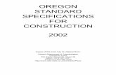 2002 Standard Specifications -  · PDF fileBruce Johnson FHWA Howard Perry Anderson, Perry, & Assoc. Sam Johnston ODOT Traffic Maxine Pierce MR Pierce Construction Keith