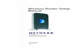 Wireless Router Setup Manual - · PDF fileWireless Router Setup Manual 4 Getting to Know Your Wireless Router v1.0, November 2007 4 Internet Amber off No Ethernet cable is connected