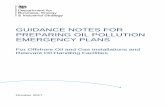 GUIDANCE NOTES FOR PREPARING OIL POLLUTION EMERGENCY · PDF fileGUIDANCE NOTES FOR PREPARING OIL POLLUTION EMERGENCY PLANS ... Energy and Industrial Strategy ... place for all operations